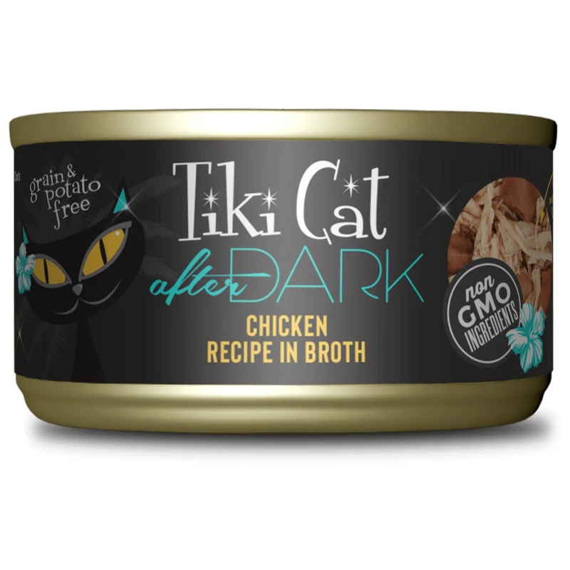 Tiki Cat After Dark, conserve pour chat recette de poulet