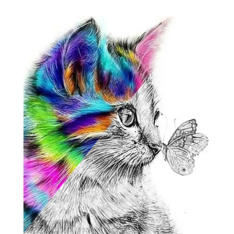 Peinture Chat par Numéro